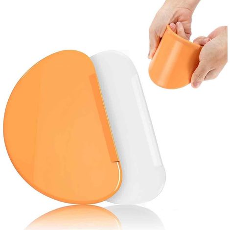 Lot de 2 Cornes Pâtisserie Silicone, Flexible Antiadhésif Qualité Alimentaire Pour Pain Pizza (1/5)