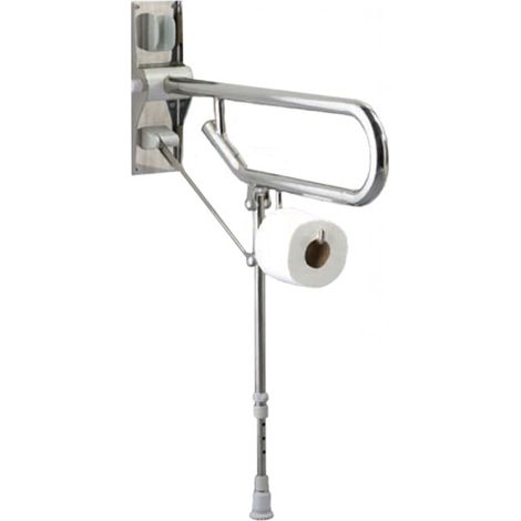 AKW 1800 Series Folding Grab Rail 765mm Length - Stainless Steel (1/3)