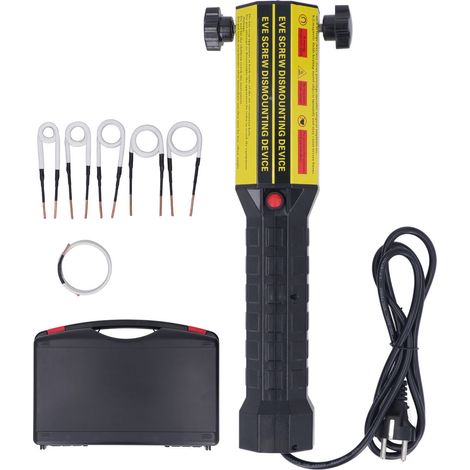 Kit Induction Chauffage Électromagnétique 1800W Prise UE 220V 5A, Outil Portatif de Démontage Vis et Écrous par Chaleur, Bobine de Chauffage pour Desserrage Rapide (1/5)