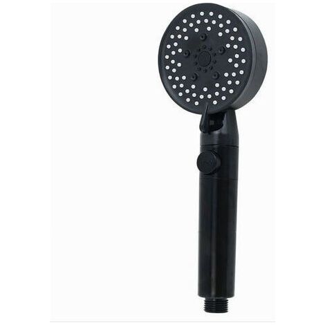 Doccetta Soffione Doccia Bagno Multigetto Cornetta Nero Moderno 8.5 X 25cm 87526 (1/5)