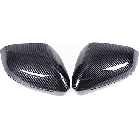 Coque de rétroviseur de voiture à motif fibre de carbone (1/5)