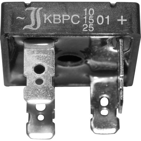 Diotec KBPC10/15/2501FP Brückengleichrichter KBPC 100 V 25 A Einphasig