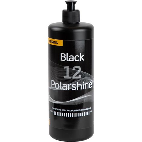 Mirka Polarshine 12 Nero/ 1000 ml/Lucido professionale medio-grosso/Senza silicone