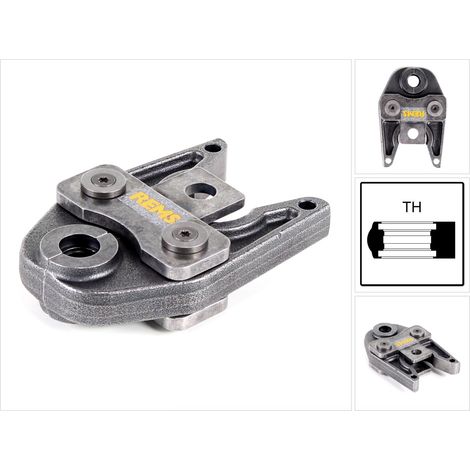 Rems – Pince à sertir profil TH 16 – Acier trempé – 2 mâchoires monobloc – Traçabilité norme EN 1775:2007 – Pour raccords sertis (1/6)