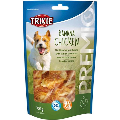 Premios para perros con pollo y plátano Trixie PREMIO 100 g (1/2)