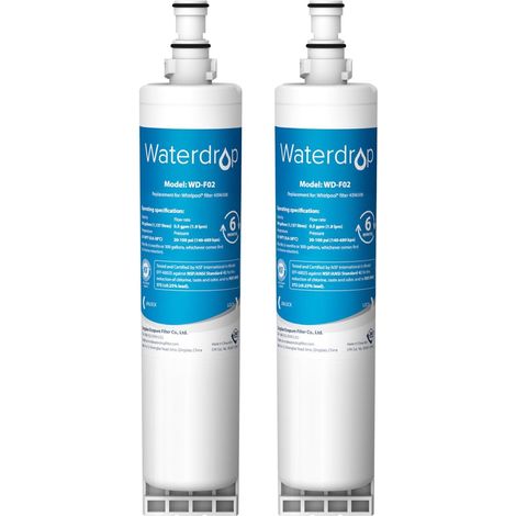 Waterdrop 4396508 Filtre à Eau pour Réfrigérateur, Remplacement pour Whirlpool® 4396508, 4396510, Maytag®, SBS002, SBS004,EDR5RXD1 (1/5)