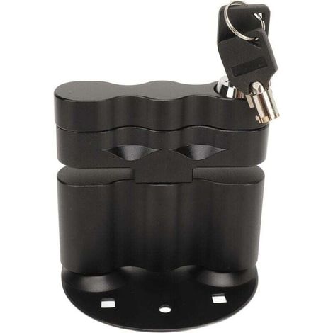 Serrure de fixation pour réservoir de carburant avec clé, support de bidon de carburant pour RotopaX LOX PM, support de bidon de carburant compatible avec le réservoir d'eau, pack standard Fuelpax