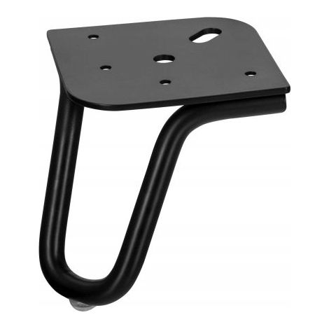 Pata de mueble para sofá cama, color negro, MAT loft H100 oblicua SL009 (1/5)