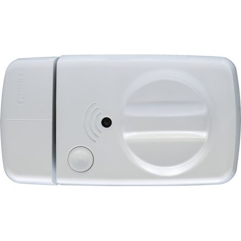 ABUS 7010A Weiß Tür-Zusatzschloss Alarmfunktion inkl 3x Schlüssel und Batterien