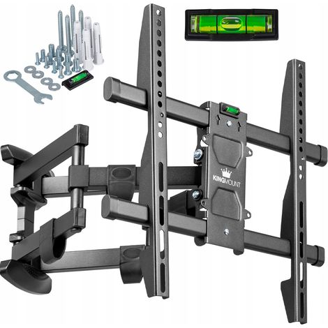 Support mural pour téléviseur King Mount KG-1001, compatible avec les téléviseurs de 32 à 70 pouces (400 x 400 mm) (1/5)