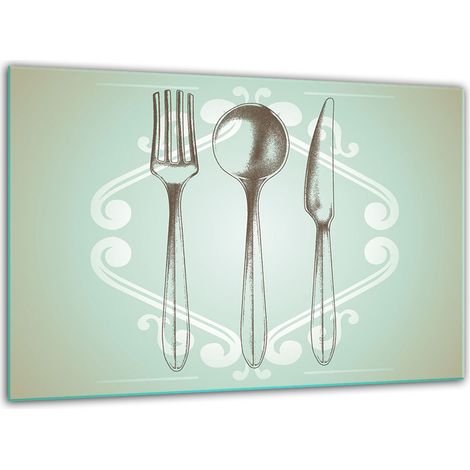 Tabla de cortar de vidrio templado de 30x22 cm para cocina (1/5)