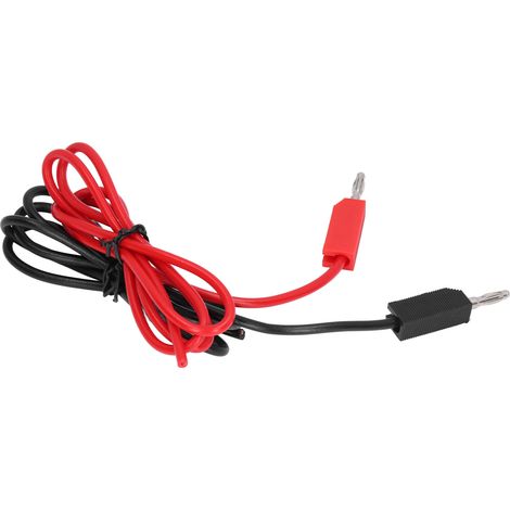 Bananenstecker-Prüfleitung, Messing-PE-Multimeterleitungen, elektrisches Prüfkabel für LKW-Batterien, 4 mm (1/5)