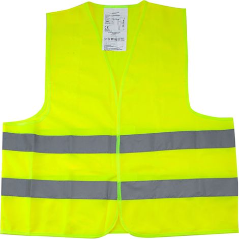 TrendLine Warnweste universal gelb XL Autowarnweste Leuchtweste Warnschutz (1/3)