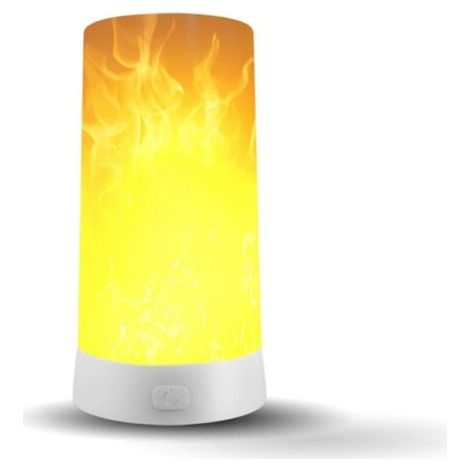Pair Lumière à effet flamme, avec télécommande.USBChargement possible, idéal pour les fêtes, les chambres, etc. (1/5)