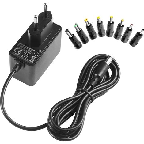 Chargeur Secteur 9V 2A pour Christopeit AL 2 AX7000, Ergometre et Accessoires Kettler Axos Cross P/Giro P AXOS Cycle P, Adaptateur d'alimentation pour Ordinateur Portable, Enceinte, Moniteur (1/5)
