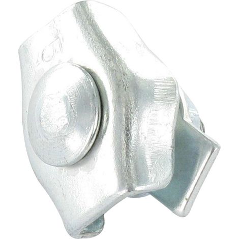 Serre cable plat simple Acier zingué Câble De 3-5 pièces
