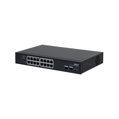 (dh-pfs3218-16gt-135) dahua switch l2 poe 16 porte + 2 gigabit sfp (1/3)