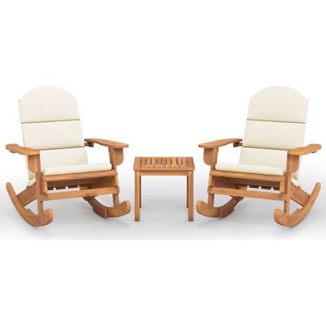 Maison Exclusive - Ensemble de salon de jardin Adirondack 3 pcs bois acacia solide (1/5)