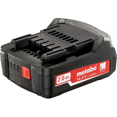 Metabo Batería Li-Power 14,4 V 2,0 Ah Negro