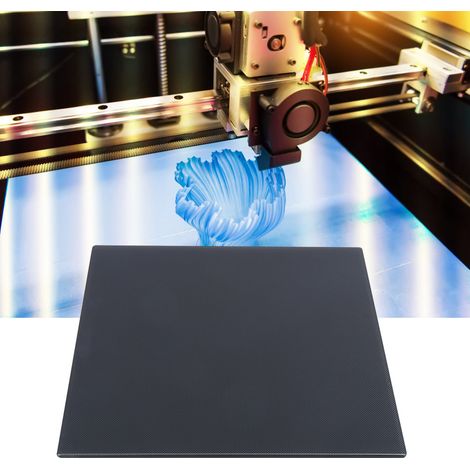Carbon-Silizium-Glasplatte 235 x 235 mm Plattform für CR10 / Ender3 / 3S 3D-Drucker Heizbett (1/5)