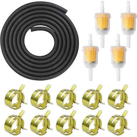 Tuyau de carburant, 3 m, 5 mm, pour l'entretien et le remplacement dans les systèmes mécaniques, adapté aux réparations techniques en atelier.-AquaForge (1/5)