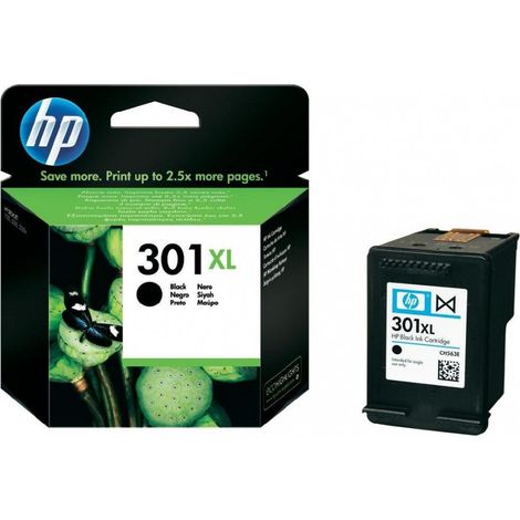 HP Cartuccia originale inchiostro nero ad alta capacità 301XL