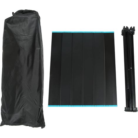 Table pliante de camping en alliage d'aluminium légère, portable avec sac de rangement pour pique-nique et barbecue extérieur (1/5)