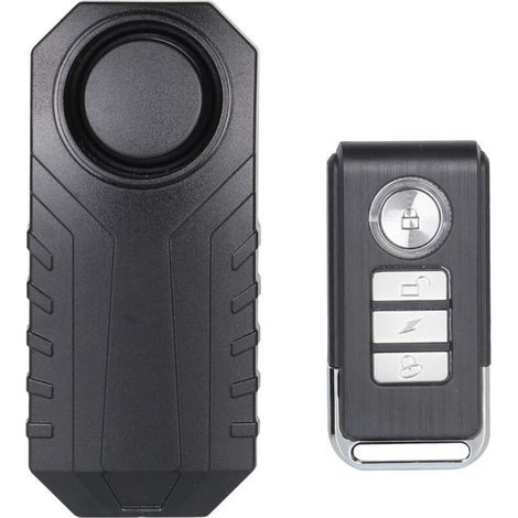 Bicycle Alarm, Anti-theft for Motorcycles and Vehicles with Remote Control, 113 dB Super Loud (Pack of 1) (1/5)