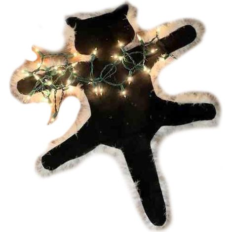 Klassischer Weihnachtsteppich im Comedy-Stil, Frit-Cat-Design, urkomisches Weihnachtsgeschenk für die ganze Familie (1/5)