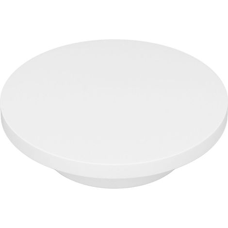 Plateau tournant automatique blanc à 360°, supportant une charge de 3 kg, pour présentoir électrique de magasin, diamètre 15 cm/6 pouces