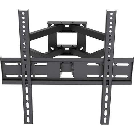 Soporte / colgador para TV Maclean, VESA máx. 400x400, 32-70", hasta 40 kg, negro, ajuste de inclinación +12°-12° y giro +