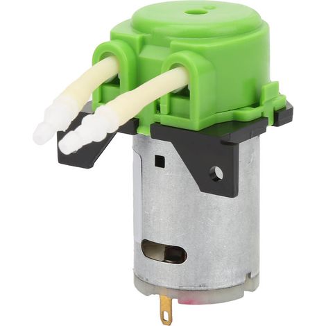 Pompe péristaltique liquide D-2 2x4mm DC 12V DIY dosage laboratoire analyse verte (1/5)