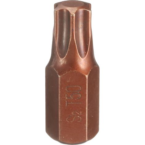 T50 Embout de Tournevis Torx 10mm Tige Hexagonale 30mm Longueur Acier S2 Embouts de Tournevis Hexagonaux à Tête Hexagonale à 6 Pans de Sécurité Inviolables (1/5)