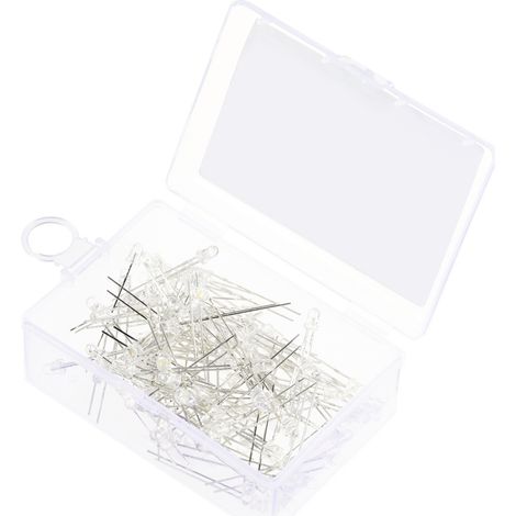 TRU COMPONENTS  LED bedrahtet  Warmweiß Rund 3 mm 14400 mcd 30 ° 20 mA 2.7 V, 3.4 V