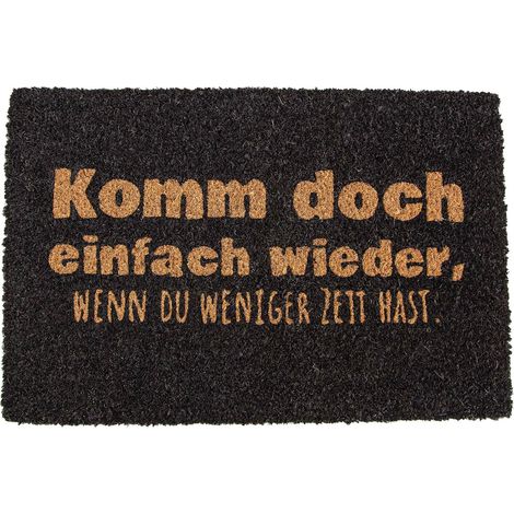 Riffelmacher Fußmatte Kokos "Komm doch" 40x60x1,5 cm