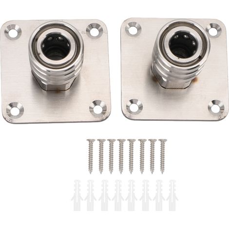 Lot de 2 supports muraux pour embouts de nettoyeur haute pression, rangement pour accessoires de nettoyeur haute pression, idéal pour le garage. (1/5)