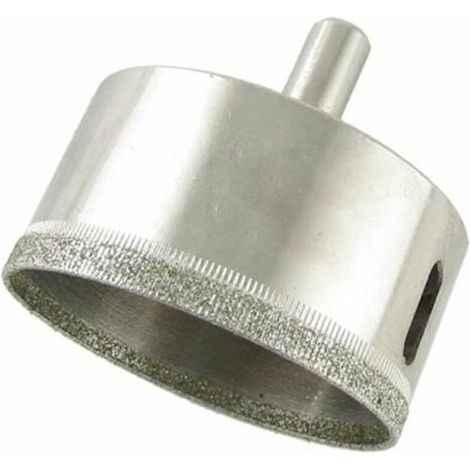 Broca de diamante para azulejos, cerámica, vidrio y mármol – 60 mm (2-3/8") – hoja segmentada de corte en frío