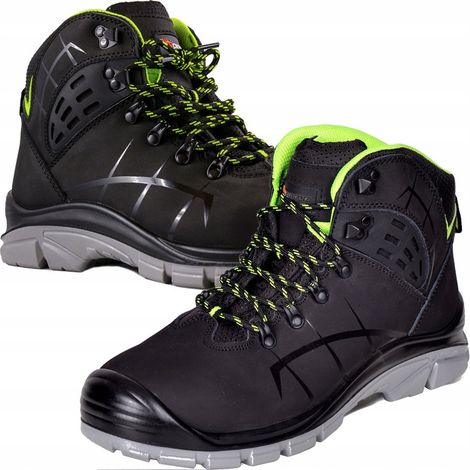 PROCERA Sicherheitsarbeitsschuhe, knöchelhohe Stiefel mit Zehenschutzkappe JUPITER S1, Größe 39