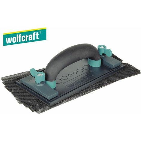 Wolfcraft 8722000 Set di Levigatura Manuale Ergonomico
