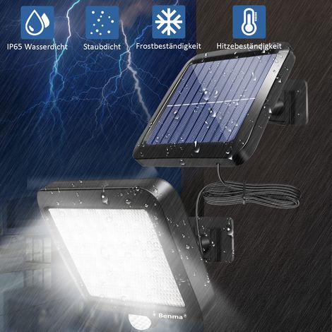 Lampe solaire pour extérieur avec éclairage de jardin 56 LED Lampe solaire pour jardin étanche IP65, éclairage de jardin 56 LED La (1/5)