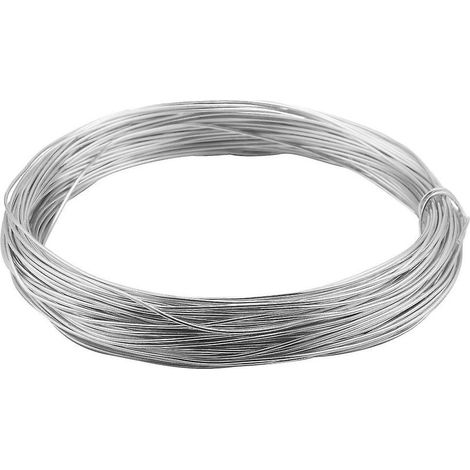 1 rouleau d'aluminium argenté pour la fabrication de bijoux, de modèles, d'armatures et de sculptures 2 mm x 55 m (1/3)