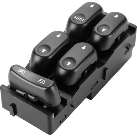 Interruptor maestro de elevalunas eléctrico delantero izquierdo del lado del conductor - Compatible con Ford F150 2002-2004 - Reemplaza las piezas 2L3Z14529-BAA y 2L3Z14529BAA (1/5)