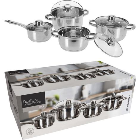 8tlg Edelstahl Kochtopfset Induktion-CC3200010-Neu (1/4)