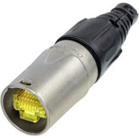 Neutrik Neutrik ECON NE8MX - etherCON RJ45 Kabelsteckerschutz Nickel NE8MX Stecker, gerade Polzah