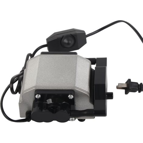 Pompe à air auxiliaire 30 L/min pour machine de gravure laser, compresseur d'air S10 pour machine de gravure laser, vitesse réglable, faible niveau sonore, faibles vibrations, 220 V (1/5)