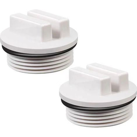 Lot de 2 Bouchon d'hivernage,Filtre de piscine,Joint torique,Étanchéité,Saison froide,Hayward,Pentair (1/5)