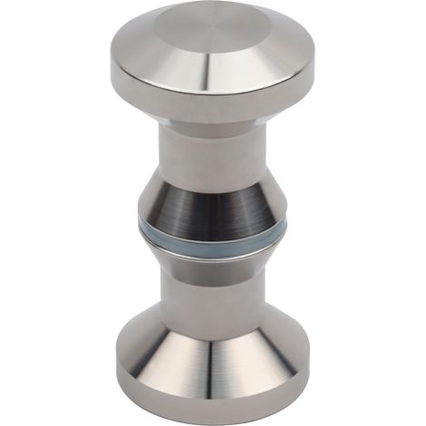 1 paire Bouton de porte, Porte de Douche Poignées pour Salle de Bain, Cuisine, Maison, Bureau, Hôtel, inox (1/5)