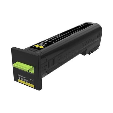 Cartuccia Toner Originale Lexmark 72K2XY0 Giallo per Stampanti CS820 RP AR - 22.000 Pagine (1/2)