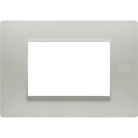 Placca 3 moduli tecnopolimero colore polvere serie flexa urmet 11803.pv