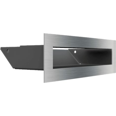 Lüftungsgitter LUFT 6x20 Edelstahl Slim (1/5)